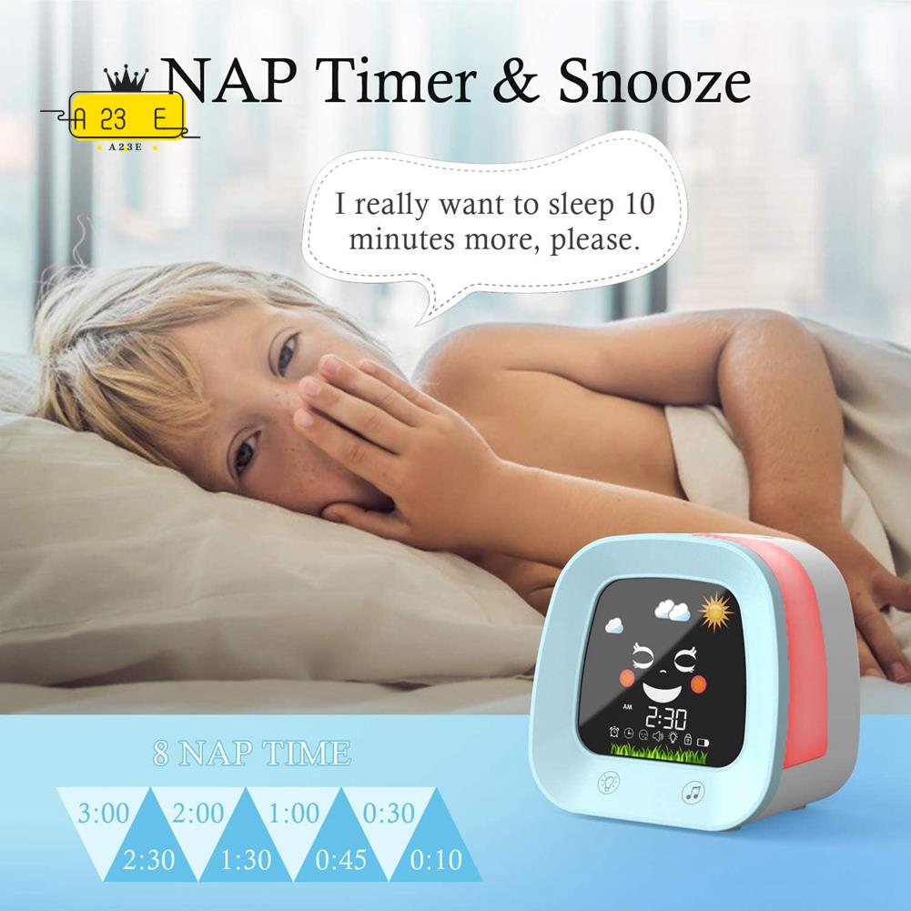 Sound Sleep Trainer Clock - A23E-1 Set Alarm Clock For Kids