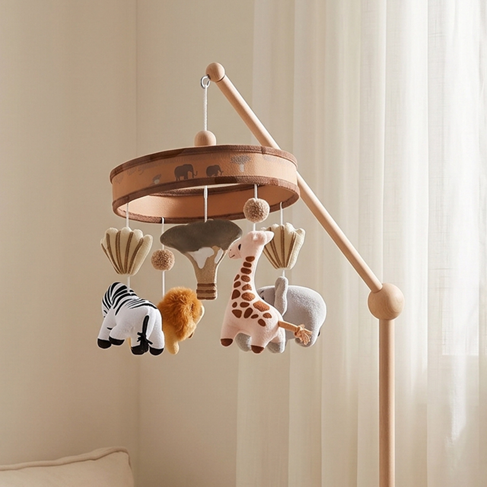 Crib Mobile Musical - Baby Rattle Toys 0-12 Month Newborn