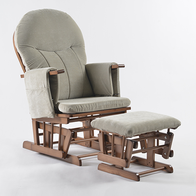 Baby Nursery Rocking Chair - Modern Glider Cushion Maternity Mummy Nursery