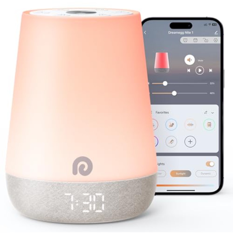 Sound Sleep Trainer Clock - Sound Machine Baby - White Noise