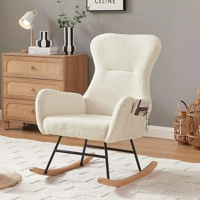 Baby Nursery Rocking Chair - Hansones Rocking Chair Nursery,Modern Accent Rocking
