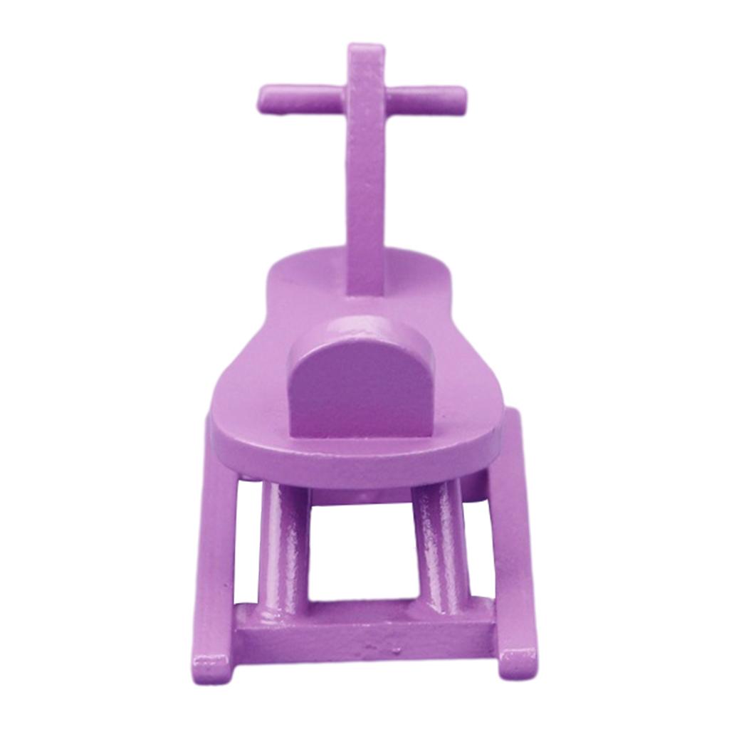 Baby Nursery Rocking Chair - Mini Wooden Dollhouse Rocking Horse Chair
