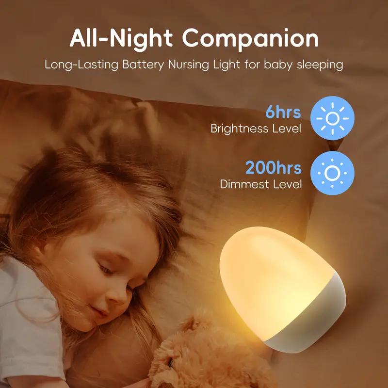 Baby Nursery Egg Light - Touch Night Light for Baby Nursery