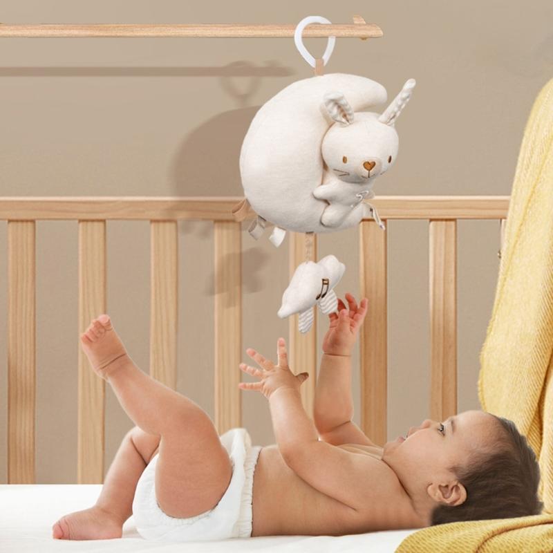 Crib Mobile Musical - U13F Plush Infant Car Toy With
