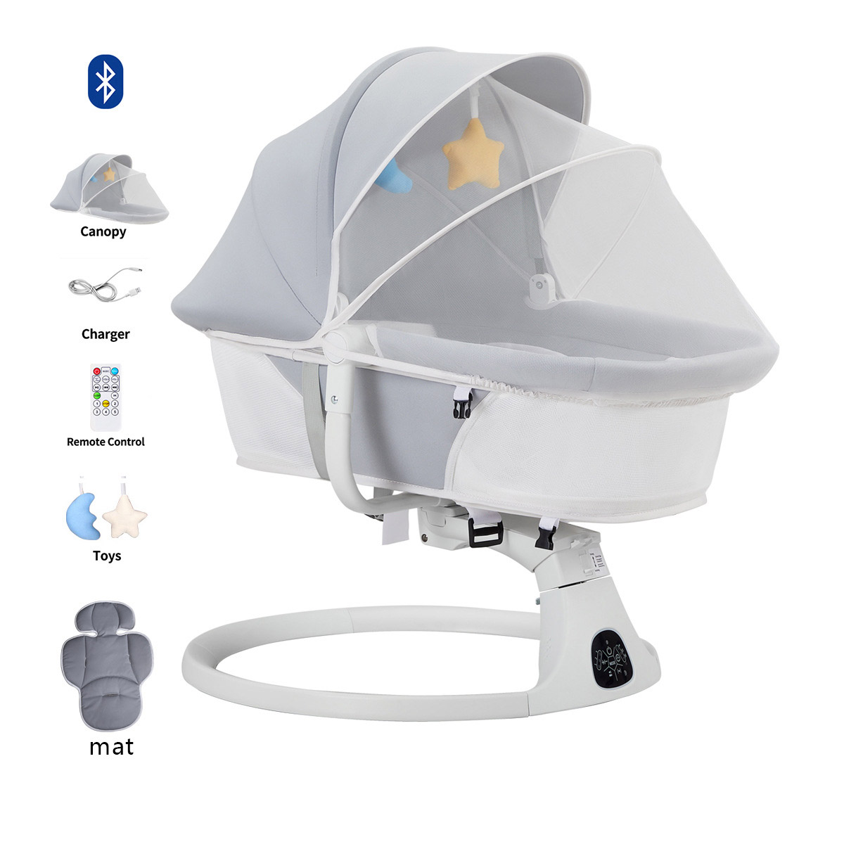 Baby Nursery Rocking Chair - Baby Cradle Rocking Chair Multifunctional Electric