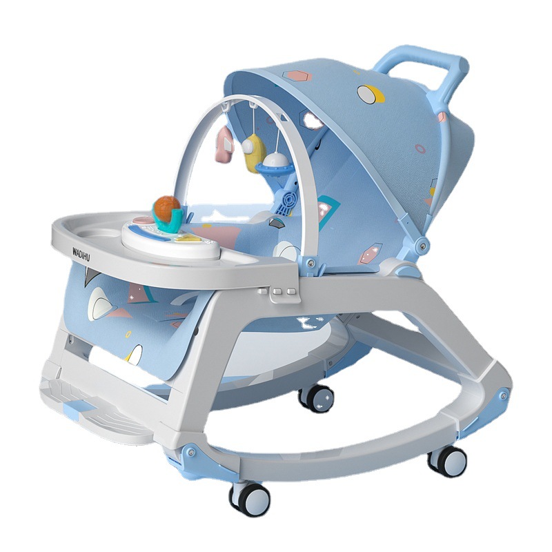 Baby Nursery Rocking Chair - Eco-friendly Portable Multifunctional 2-in-1 Baby Rocking