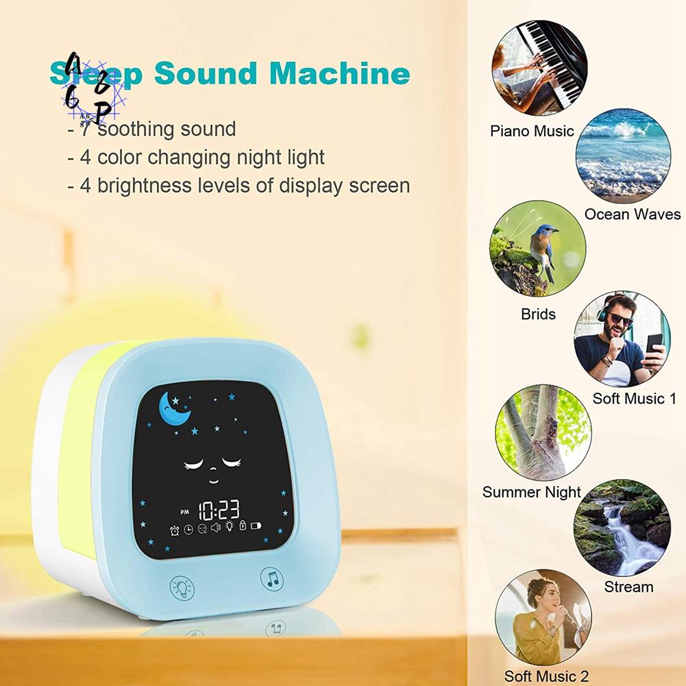 A68P-1 Set Alarm Clock Alarm C - Sound Sleep Trainer Clock ulasan dan harga