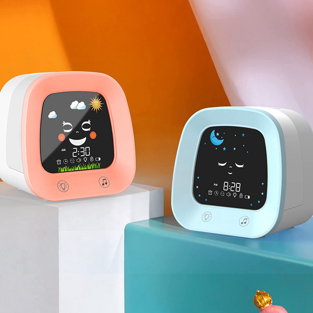 A68P-1 Set Alarm Clock Alarm C - Sound Sleep Trainer Clock ulasan dan harga