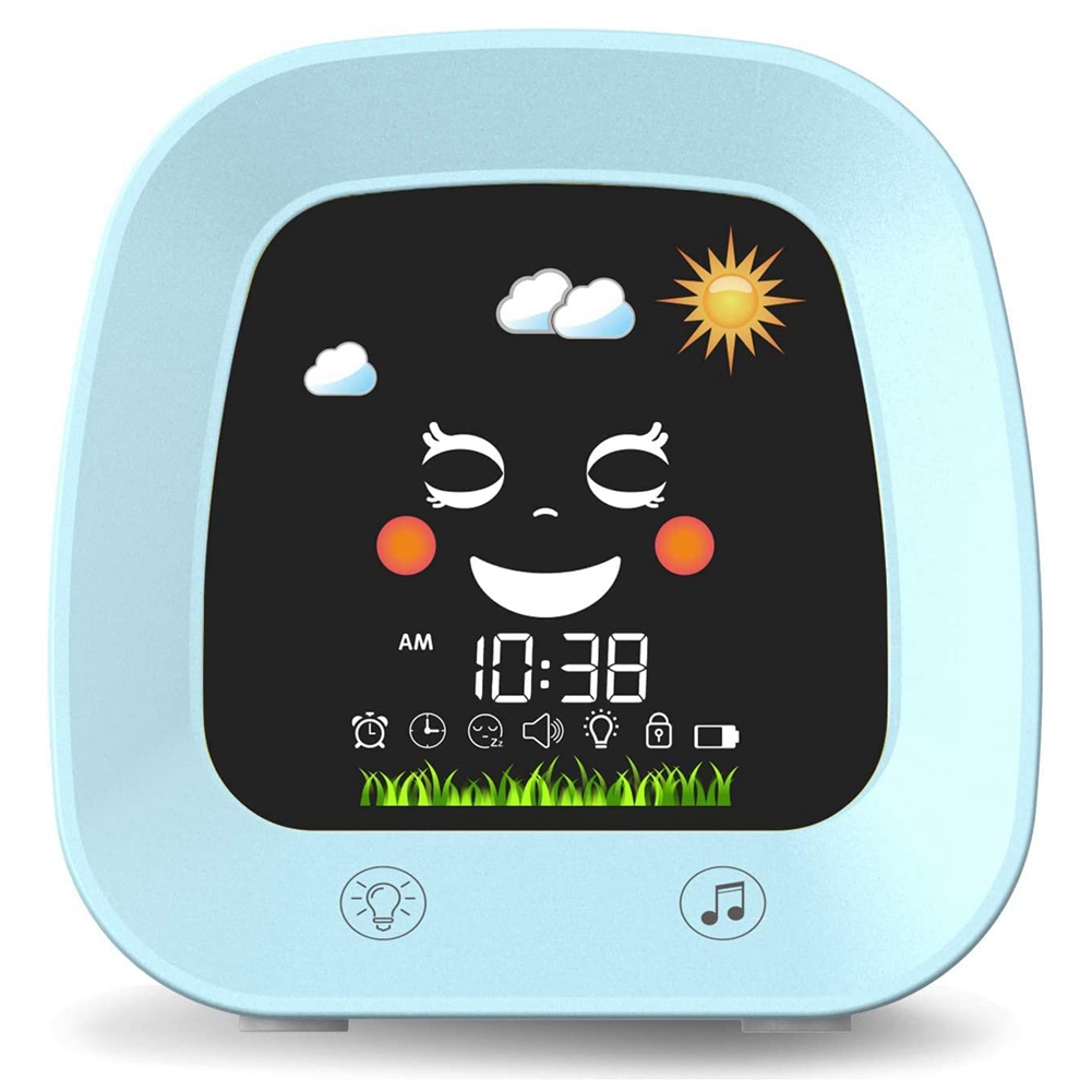 A68P-1 Set Alarm Clock Alarm C - Sound Sleep Trainer Clock ulasan dan harga