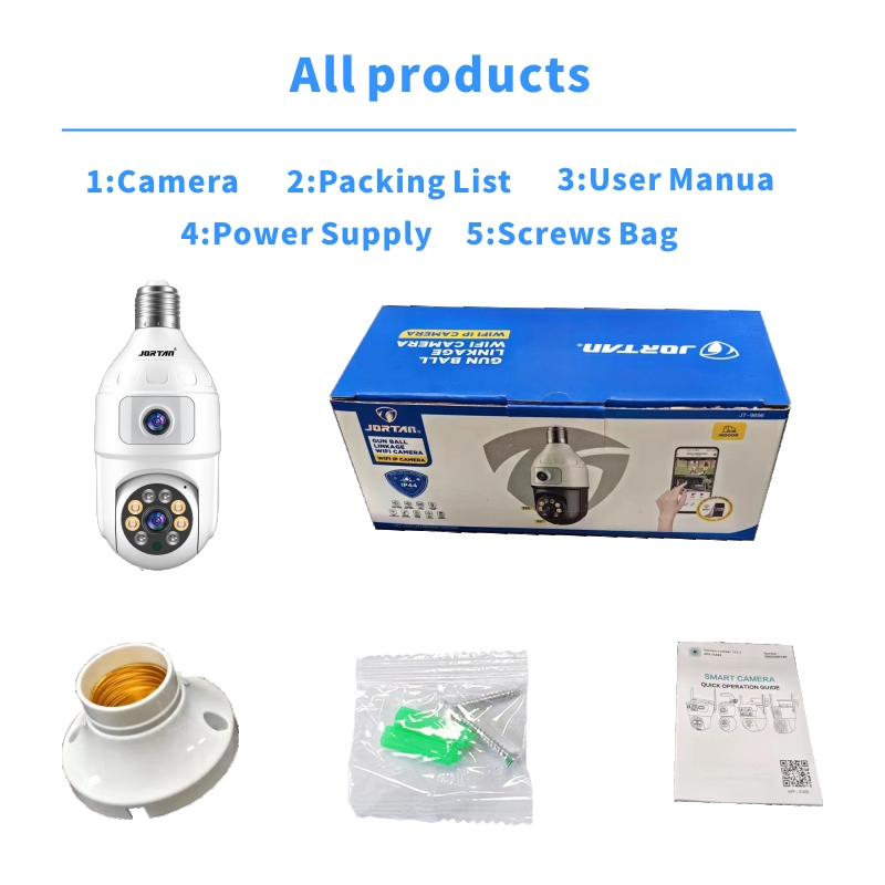 4MP Bulb E27 Dual Lens 360 Ind - Baby Nursery Egg Light ulasan dan harga