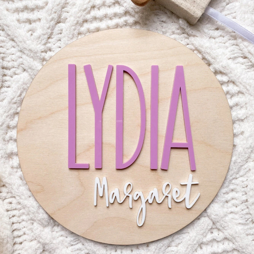 Personalised Birth Announcemen - Baby Nursery ulasan dan harga