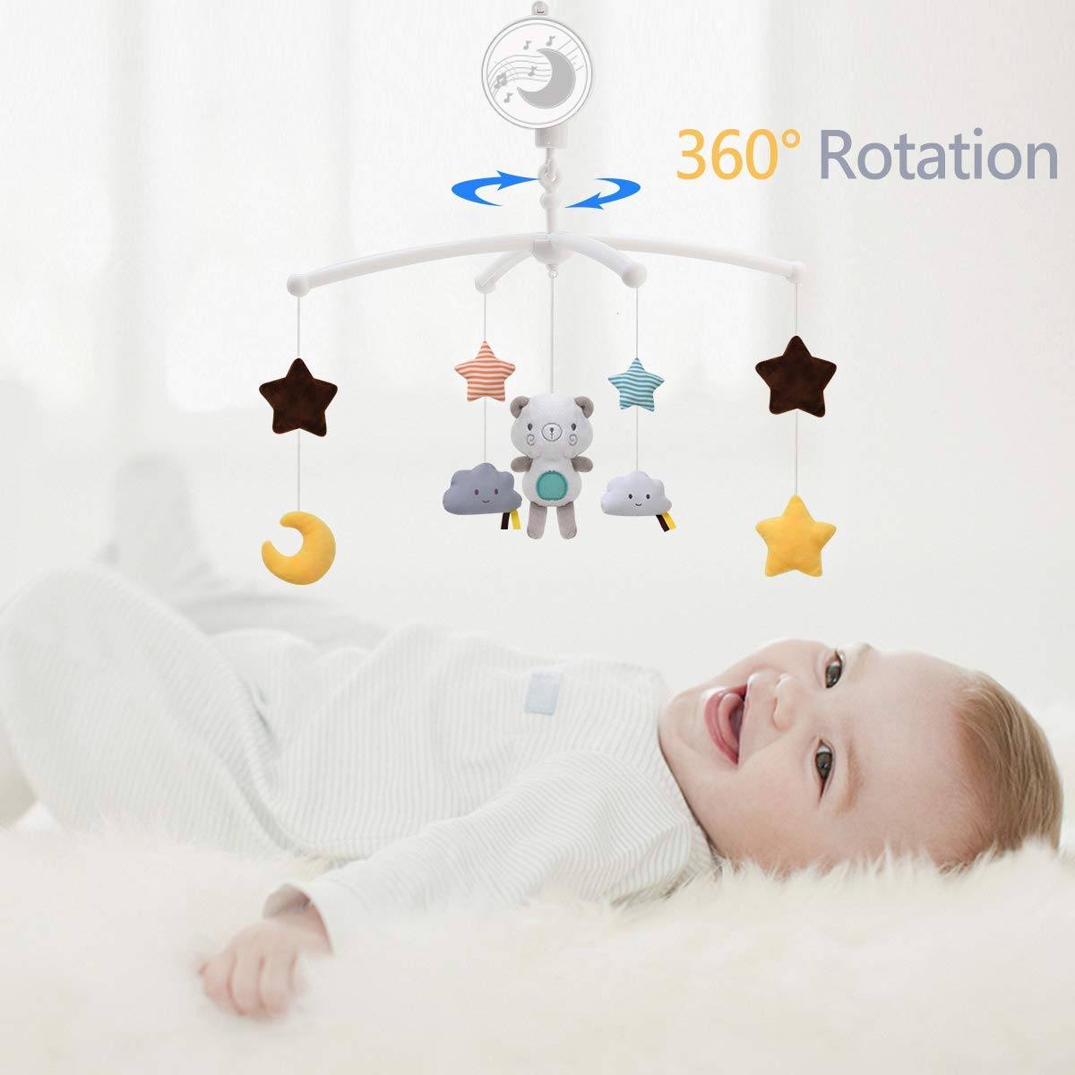 Baby Crib Mobiles Rattles Musi - Crib Mobile Musical ulasan dan harga