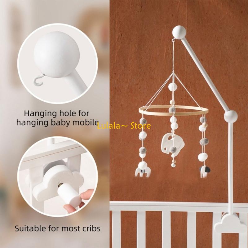 Y4QA Crib Hanging Holder Woode - Crib Mobile Musical ulasan dan harga