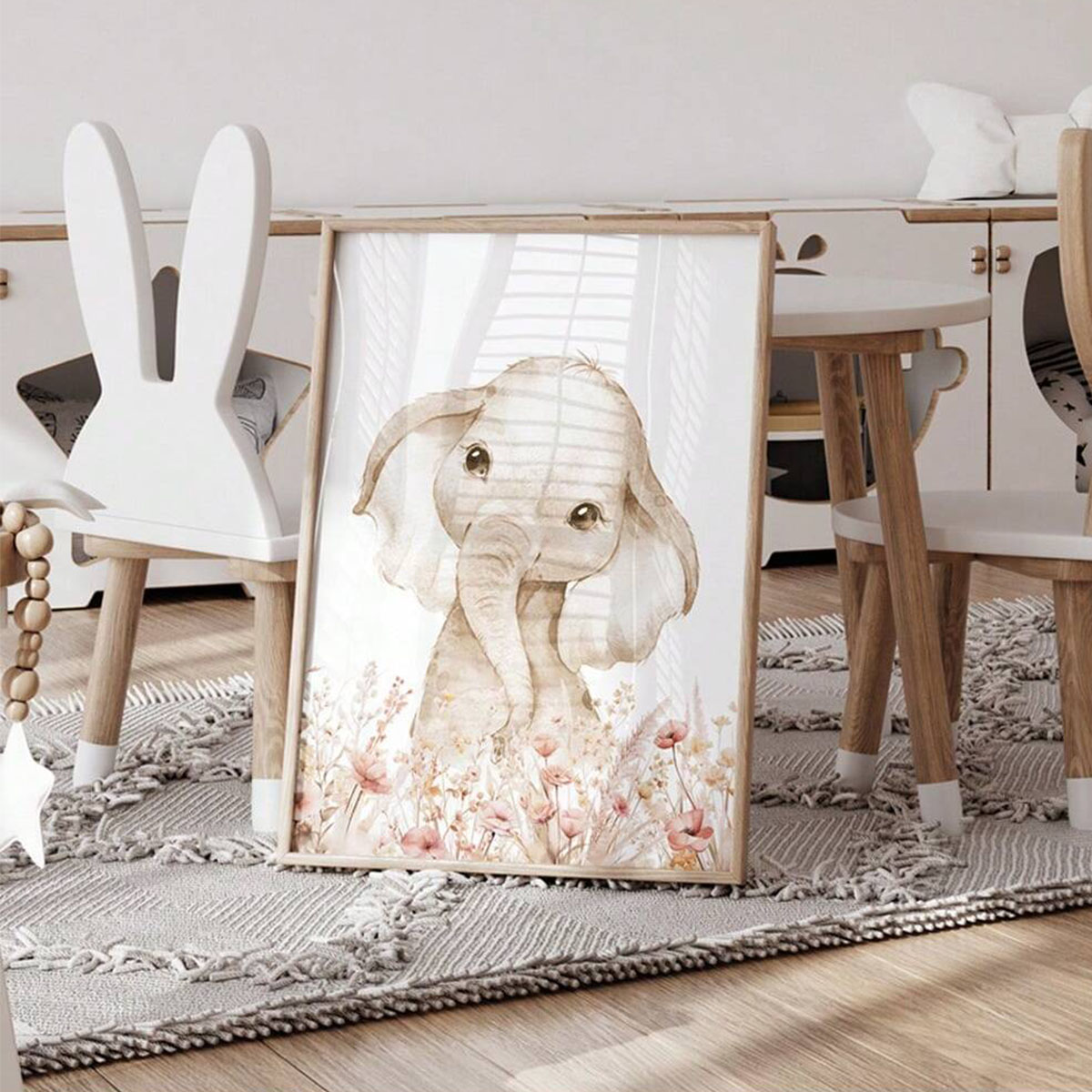 Custom Name Nursery Wall Art S - Baby Nursery Set ulasan dan harga
