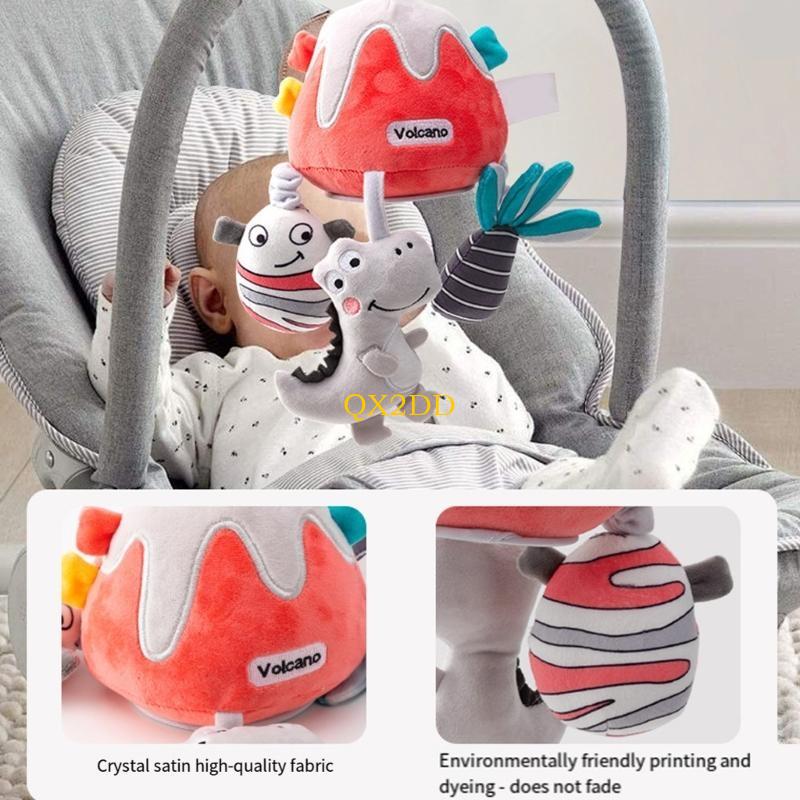 QX2D Plush Animal Crib Toy Pul - Crib Mobile Musical ulasan dan harga