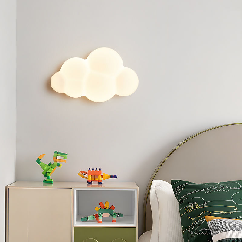 White Cloud Wall Lamps for Chi - Baby Nursery Egg Light ulasan dan harga