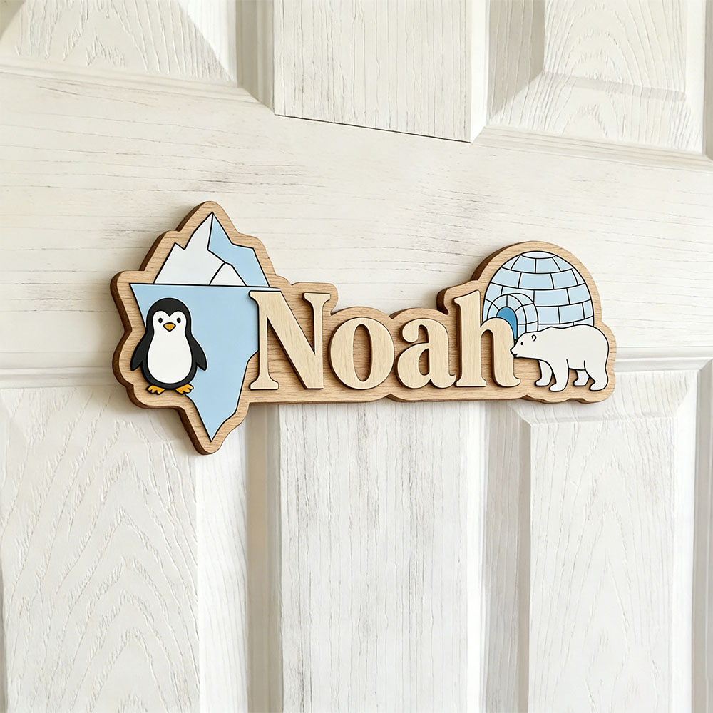 Arctic Penguin & Polar Bear Cu - Baby Nursery ulasan dan harga
