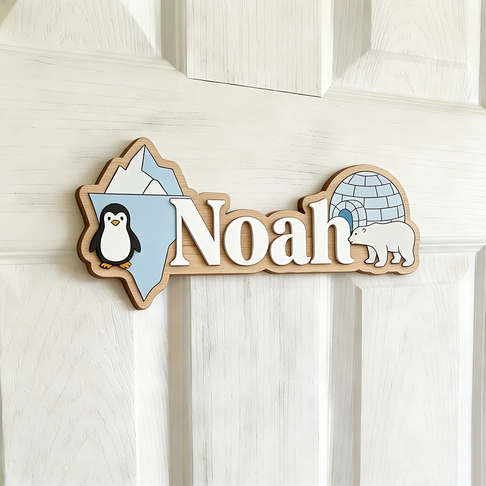Arctic Penguin & Polar Bear Cu - Baby Nursery ulasan dan harga