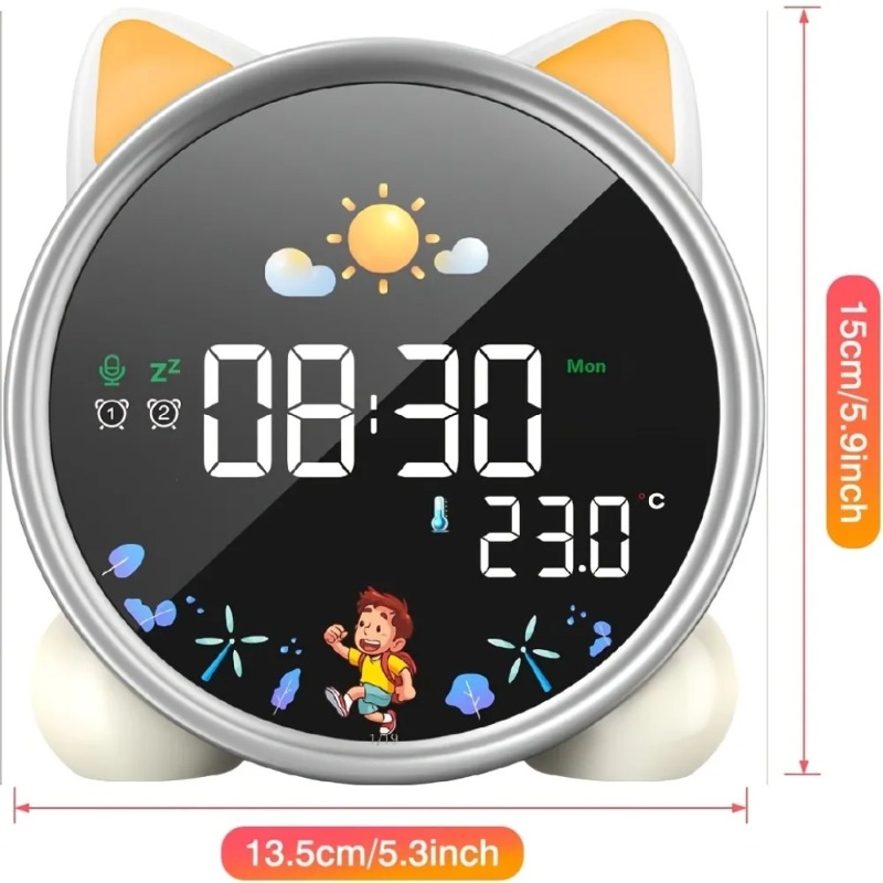 Kids Alarm Clock Ready to Rise - Sound Sleep Trainer Clock ulasan dan harga