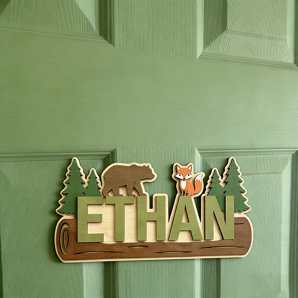Woodland Forest Animal Persona - Baby Nursery ulasan dan harga