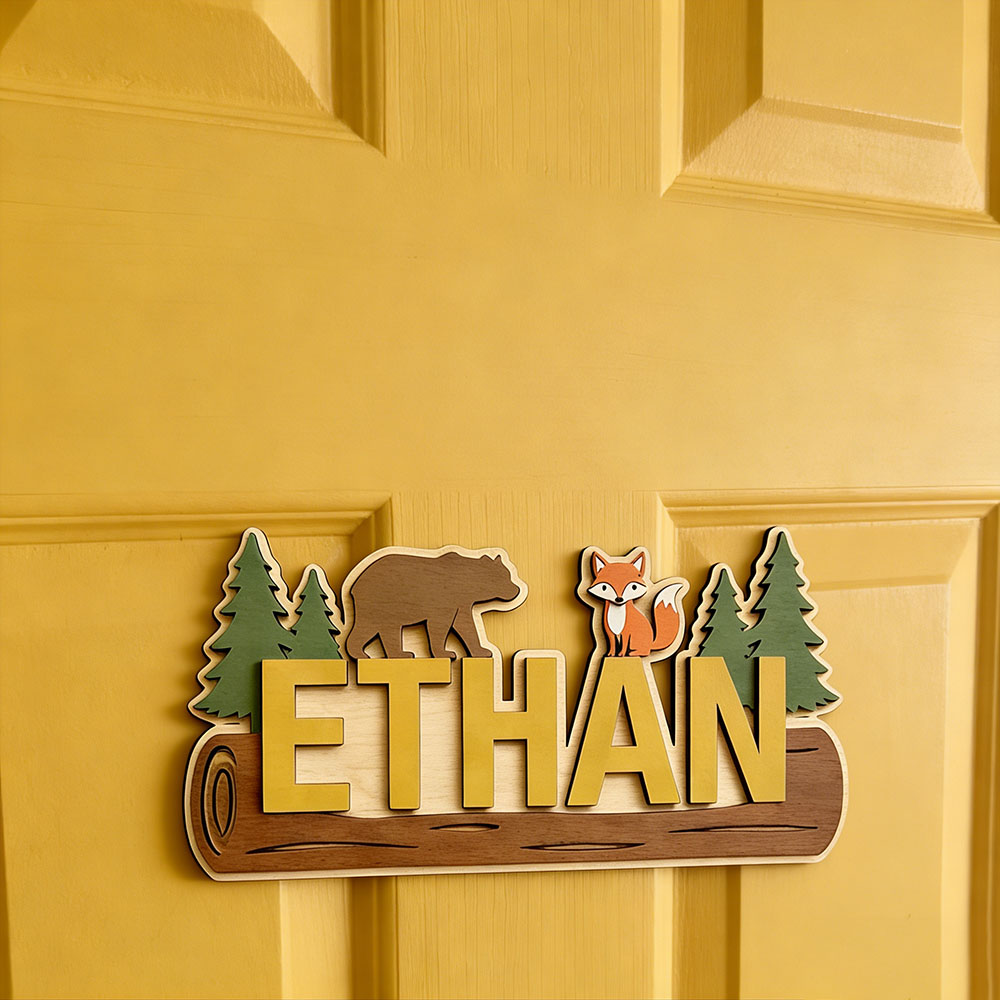 Woodland Forest Animal Persona - Baby Nursery ulasan dan harga