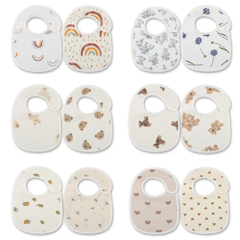 2pcs/set Waterproof Baby Bibs  - Baby Nursery Set ulasan dan harga