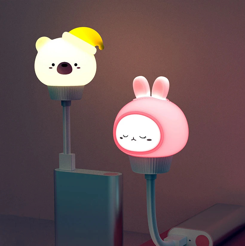 USB Cartoon Cute Night Light W - Baby Nursery Egg Light ulasan dan harga