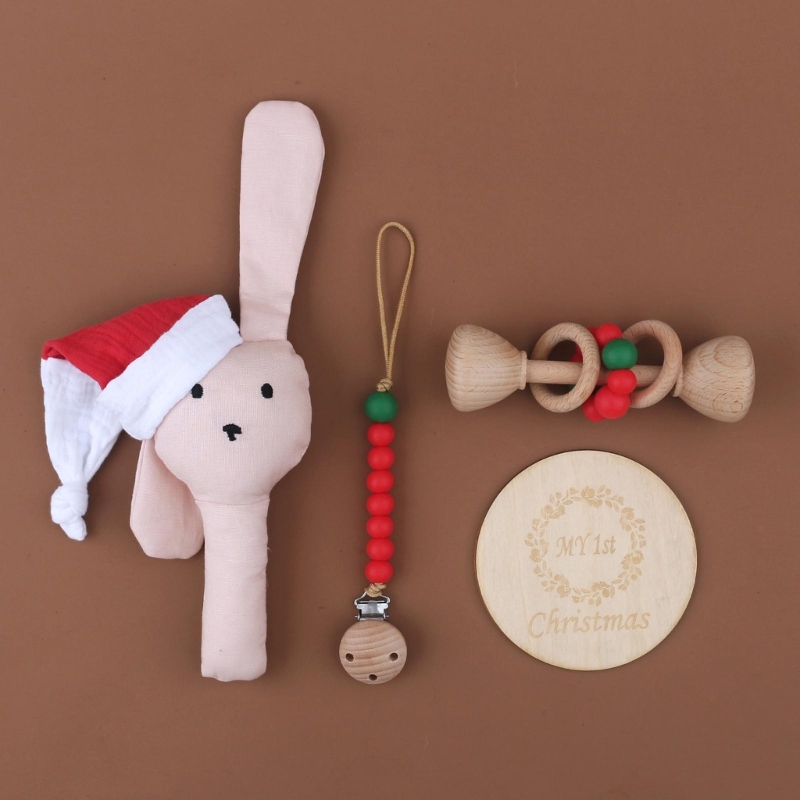 1 Set Crochet Bunny Baby Rattl - Crib Mobile Musical ulasan dan harga