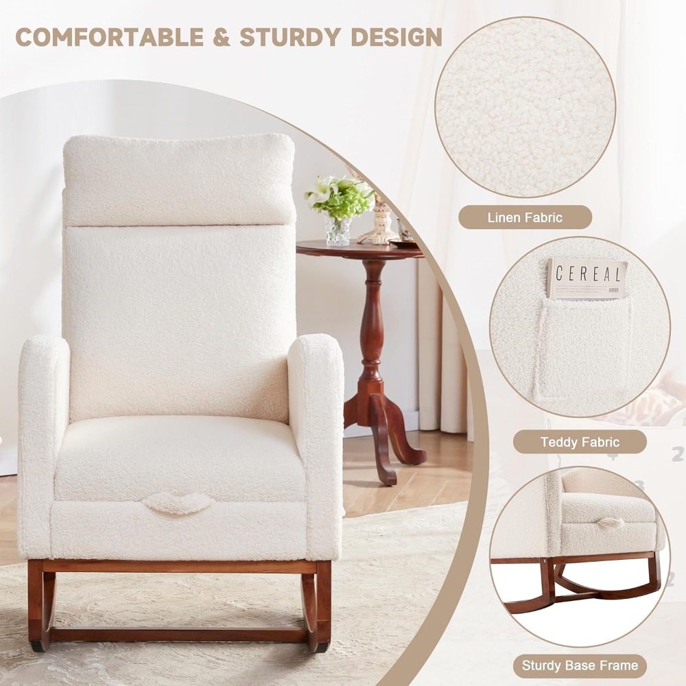 Rocking Chair Nursery Chair wi - Baby Nursery Rocking Chair ulasan dan harga