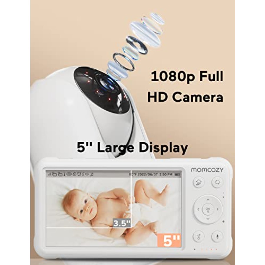Video Baby Monitor, 1080P 5 HD - Baby Nursery Videos ulasan dan harga