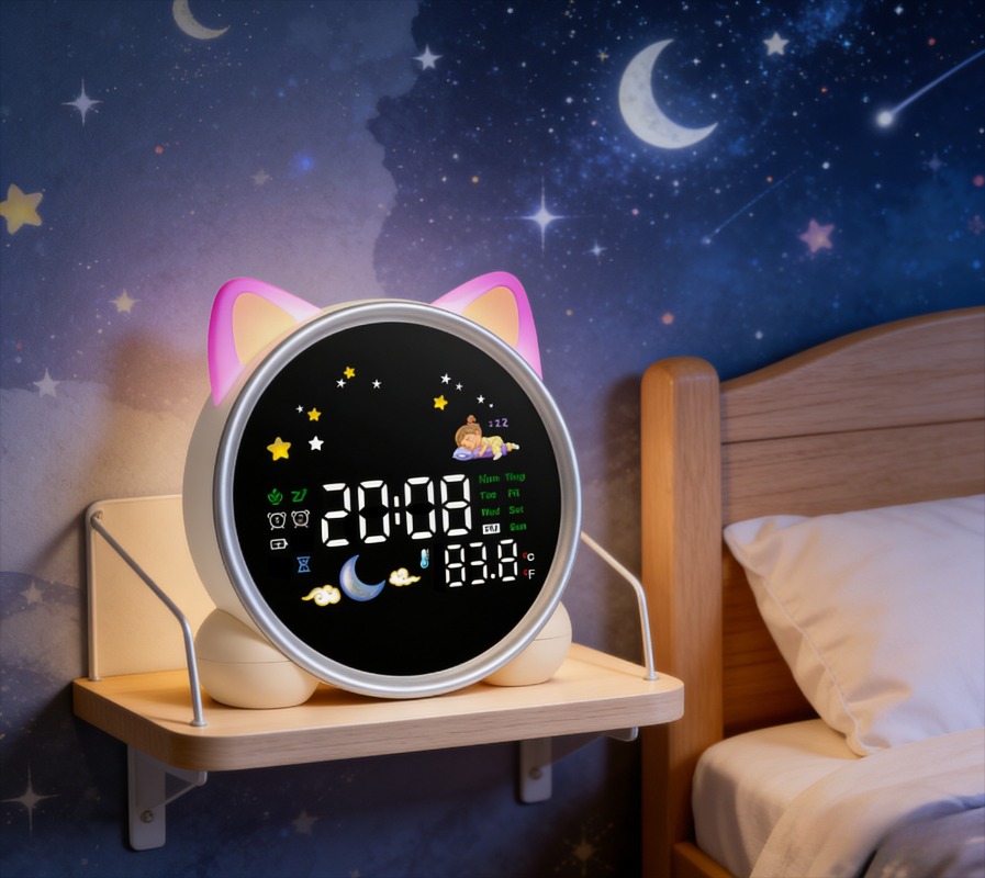 Kids Alarm Clock Ready to Rise - Sound Sleep Trainer Clock ulasan dan harga