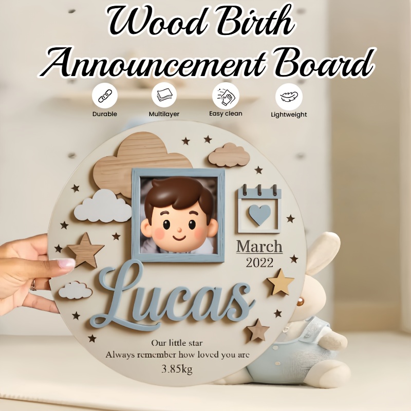 Personalized Baby Photo Frame, - Baby Nursery ulasan dan harga