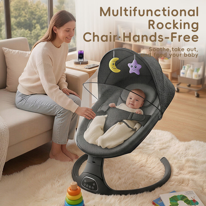 Baby Rocker Chair Electric, Ne - Baby Nursery Rocking Chair ulasan dan harga