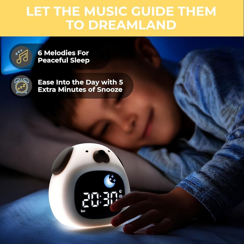New Bright Alarm Clock with Sl - Sound Sleep Trainer Clock ulasan dan harga
