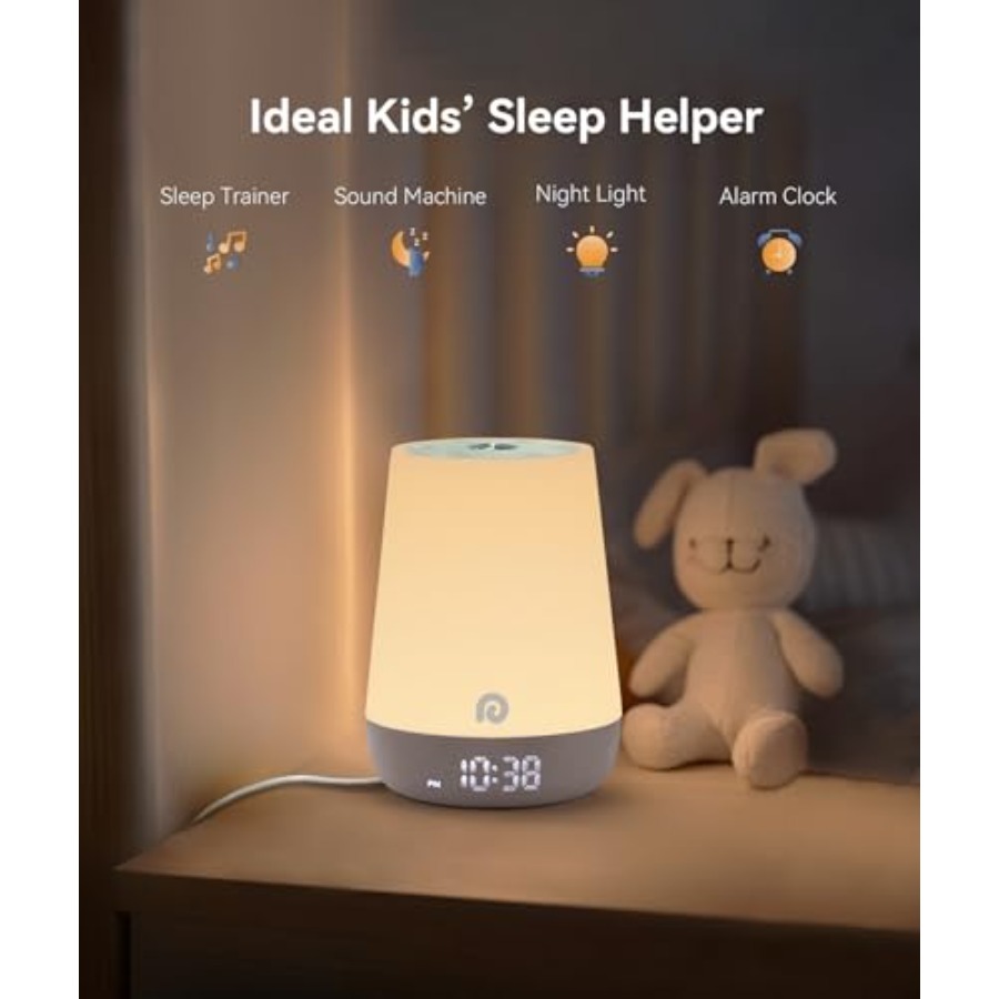 Sound Machine Baby - White Noi - Sound Sleep Trainer Clock ulasan dan harga