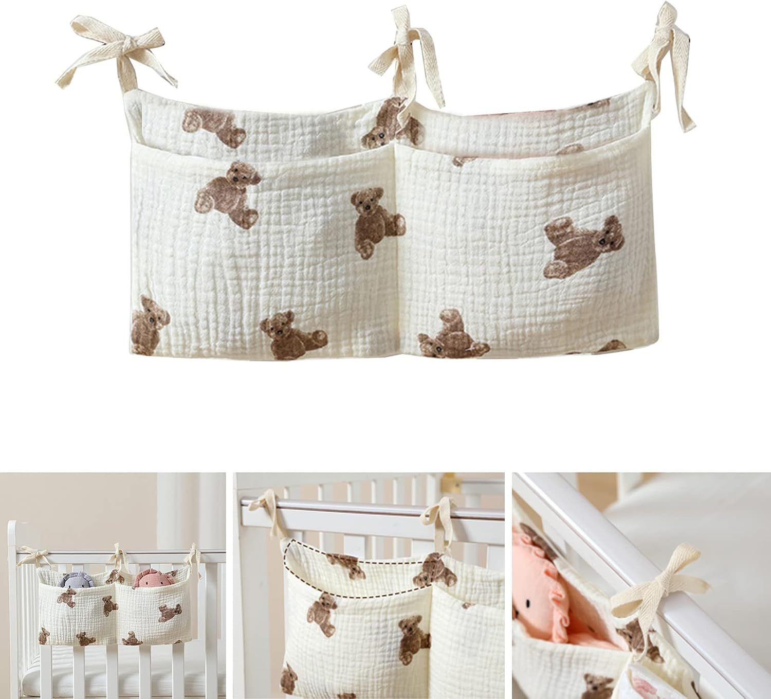 Baby Crib Organizer Cot Caddy  - Baby Nursery Game ulasan dan harga