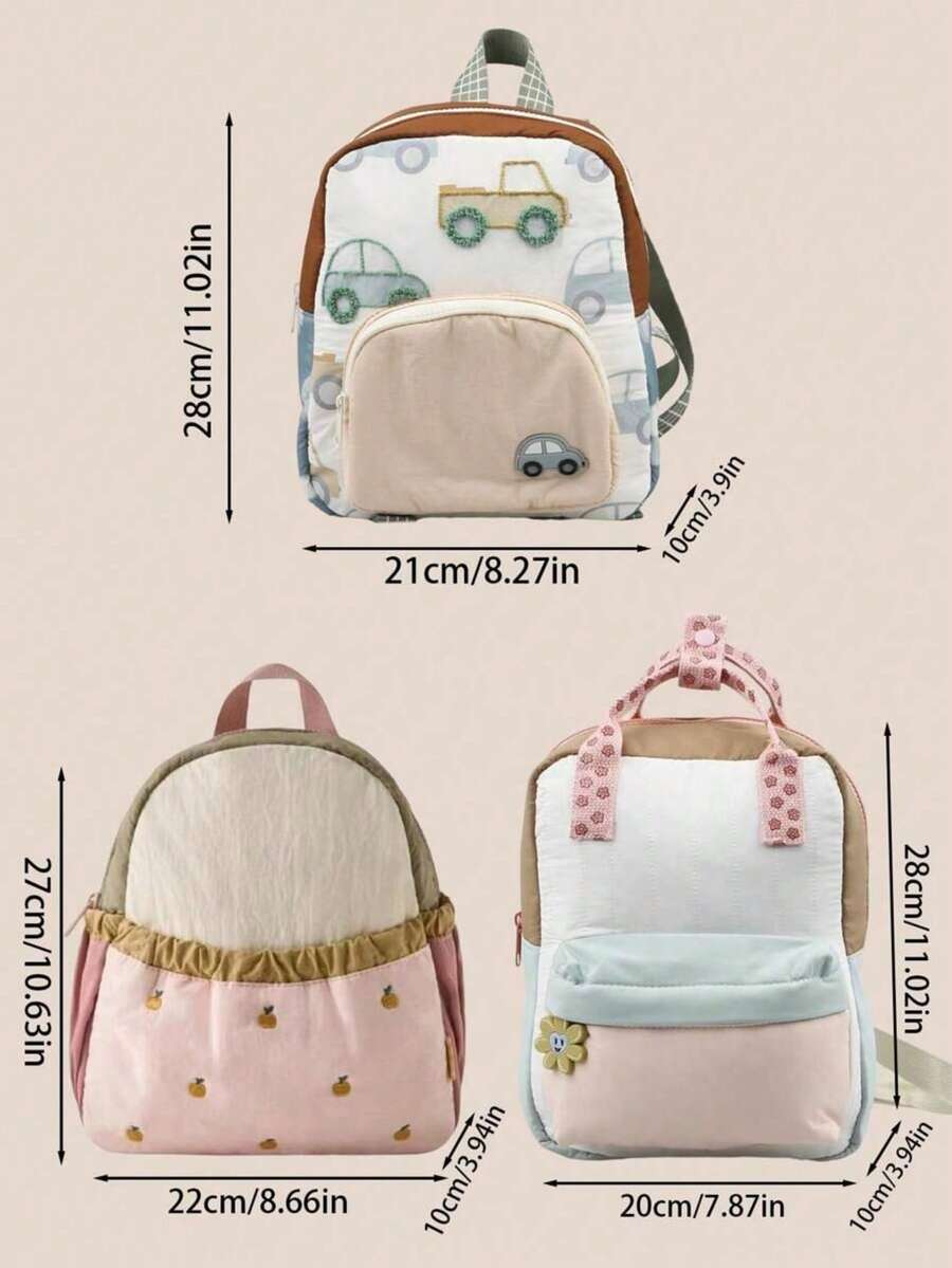Custom Name Embroidered Cute B - Baby Nursery Backpack ulasan dan harga