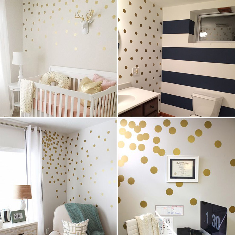 Shiny Rose Yellow Polka Dots W - Baby Nursery Yellow ulasan dan harga