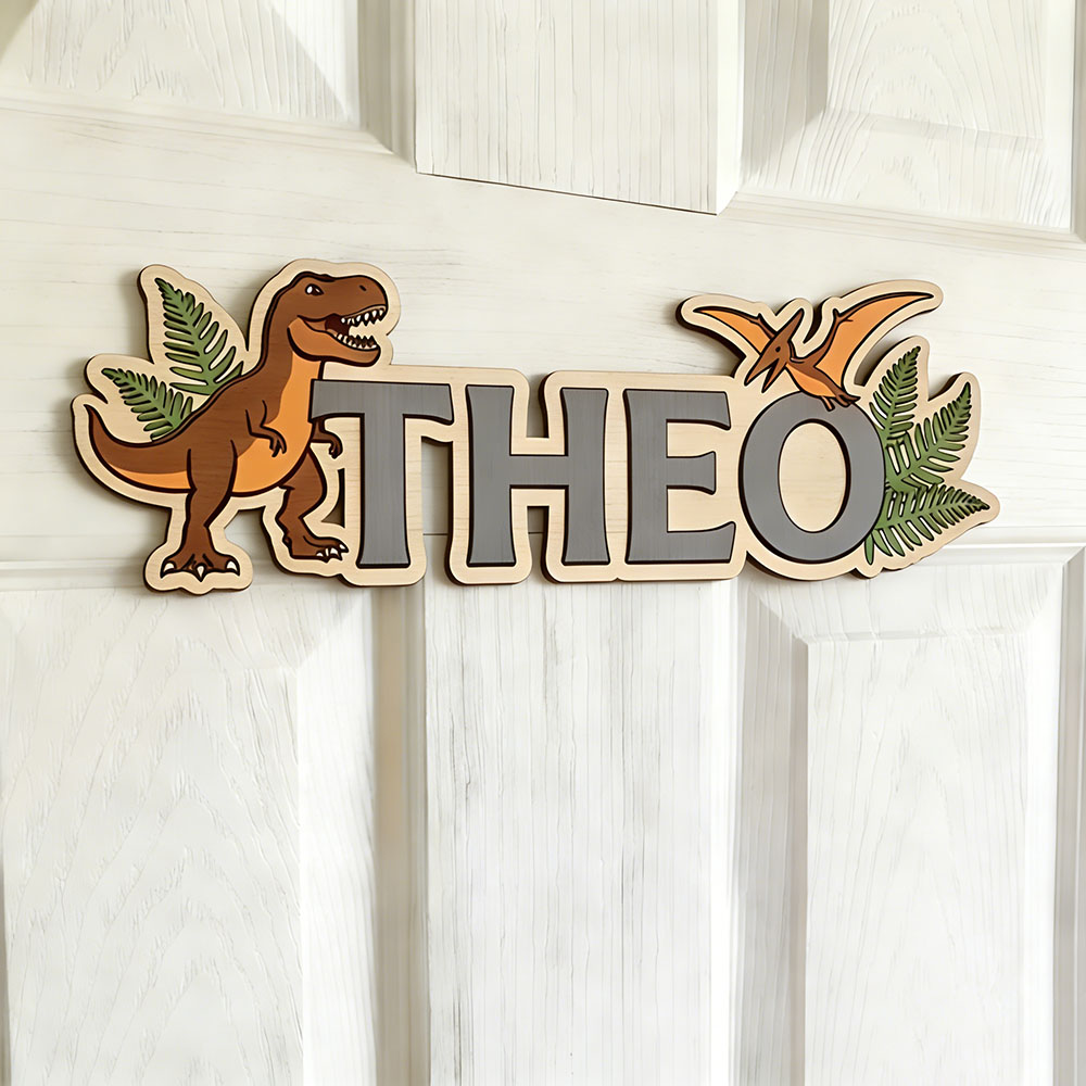 Personalized Dinosaur Name Sig - Baby Nursery ulasan dan harga