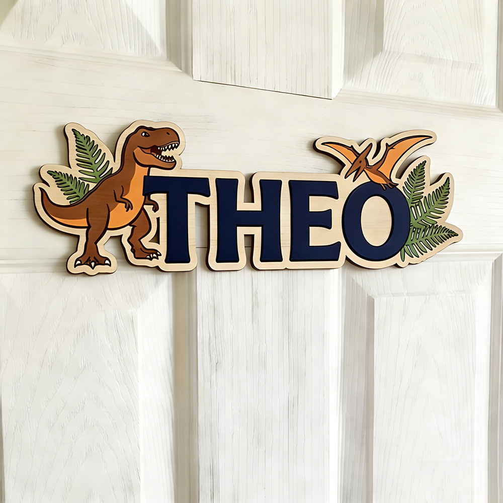 Personalized Dinosaur Name Sig - Baby Nursery ulasan dan harga