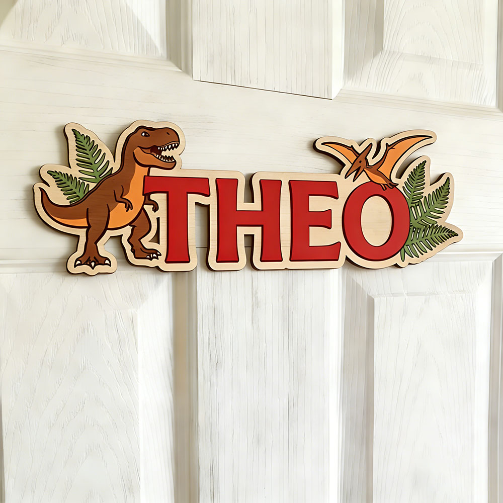Personalized Dinosaur Name Sig - Baby Nursery ulasan dan harga