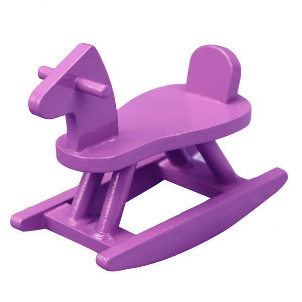 Mini Wooden Dollhouse Rocking  - Baby Nursery Rocking Chair ulasan dan harga