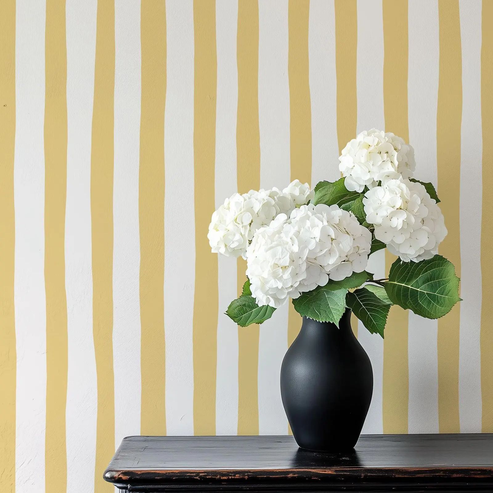 Sunshine Yellow Wobbly Stripes - Baby Nursery Yellow ulasan dan harga