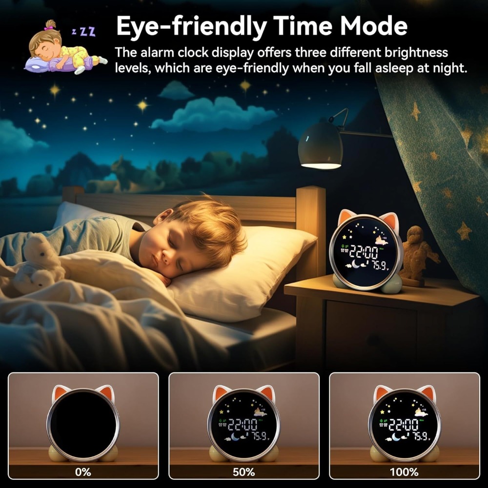 Kids Alarm Clock Ready to Rise - Sound Sleep Trainer Clock ulasan dan harga