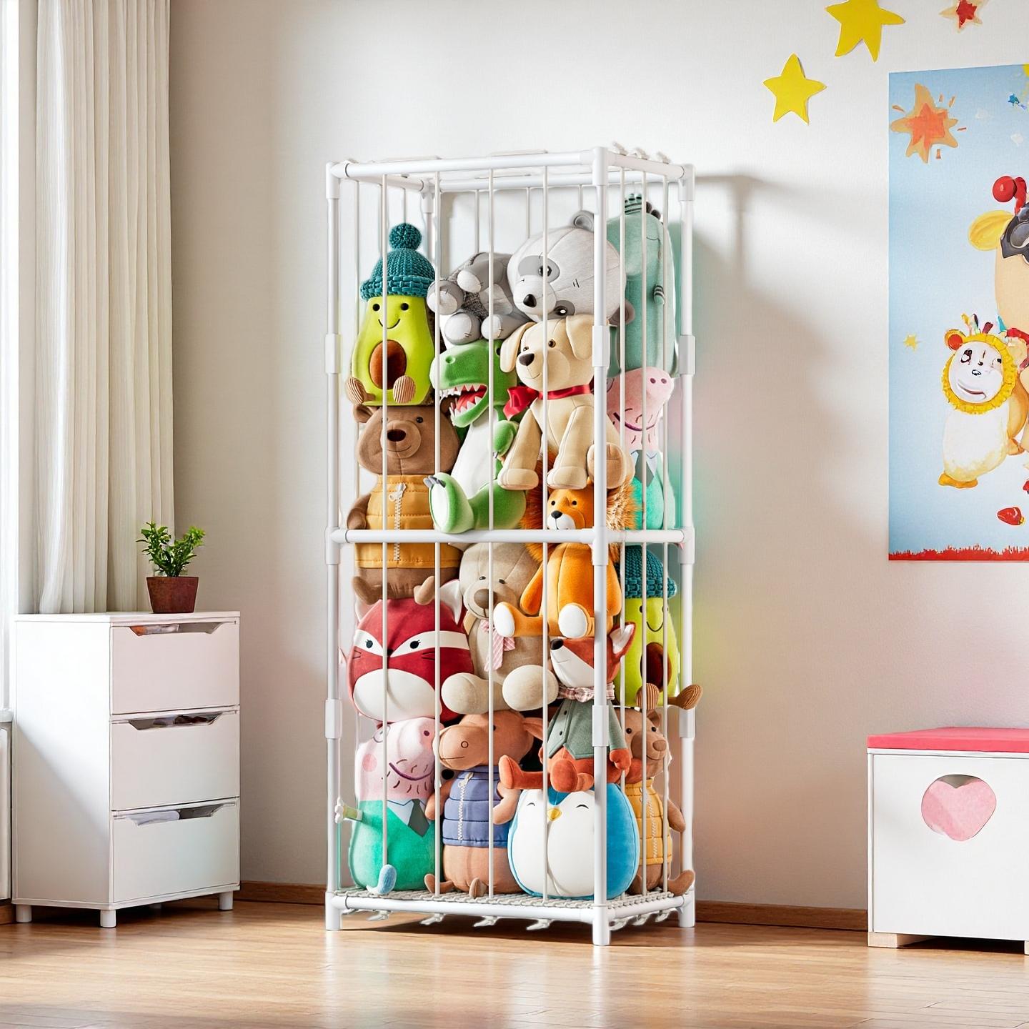 Vertical Stuffed Animal Storag - Baby Nursery ulasan dan harga