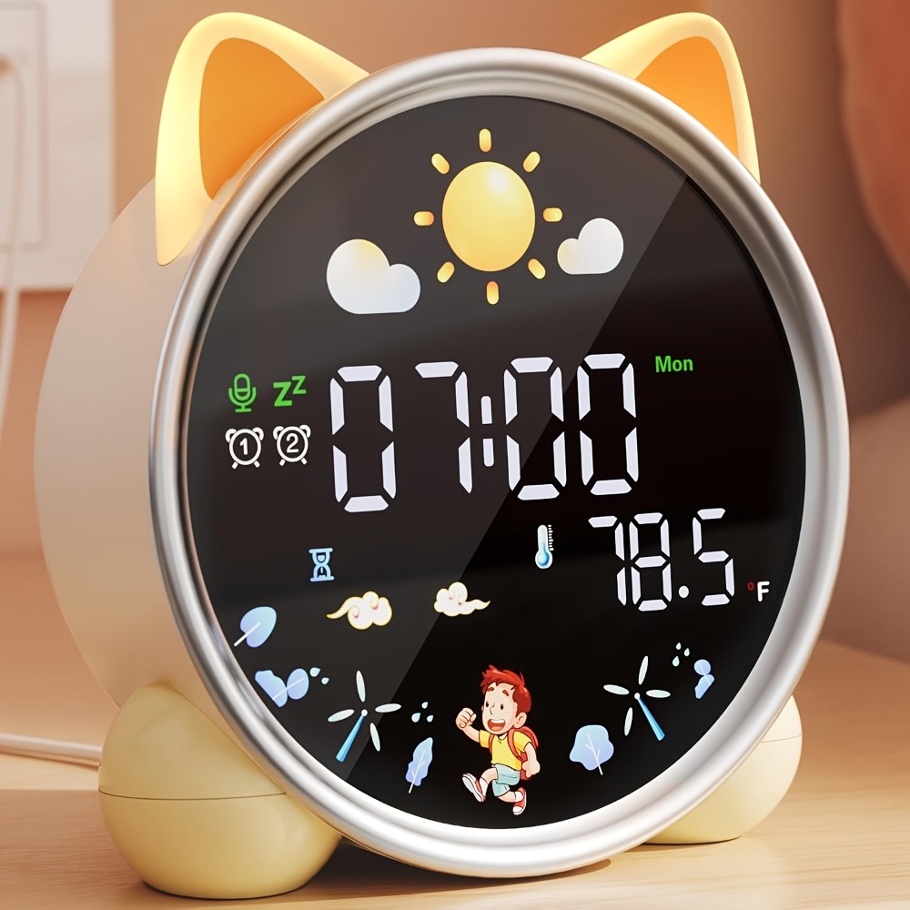 Kids Alarm Clock Ready to Rise - Sound Sleep Trainer Clock ulasan dan harga