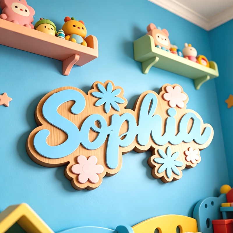 Personalized Floral Themed Nam - Baby Nursery ulasan dan harga