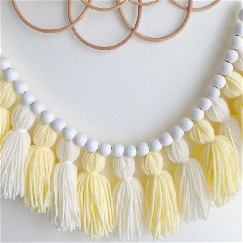 Yellow Boho Tassel Garlands Wa - Baby Nursery Yellow ulasan dan harga