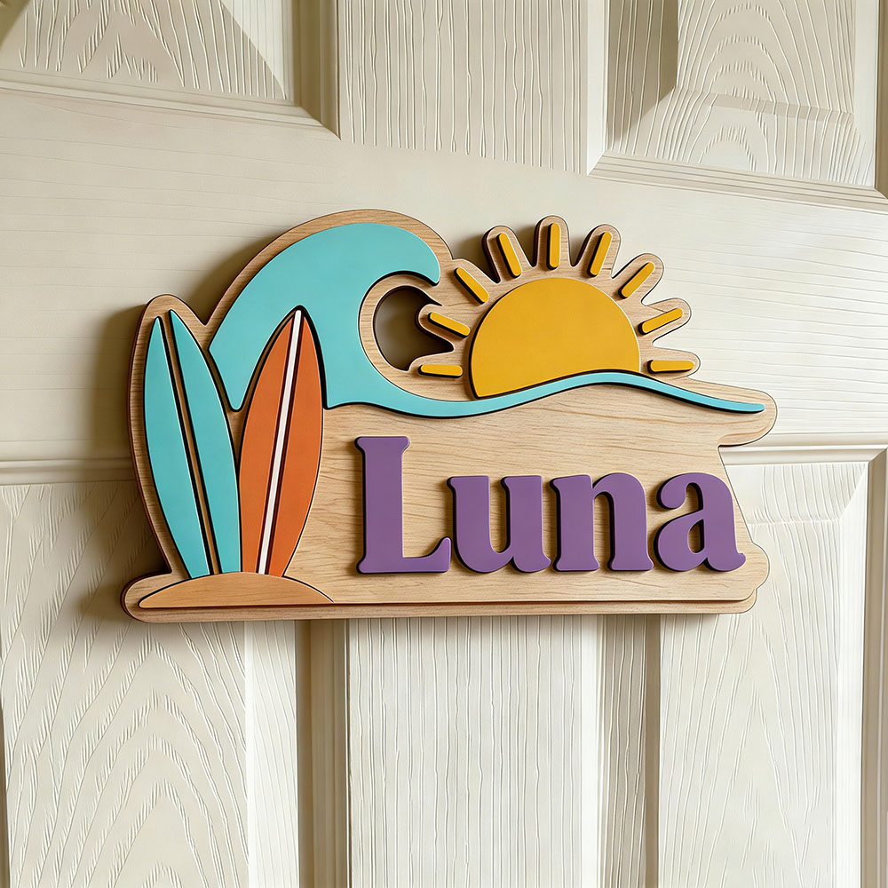 Custom Beach Wave Surfboard Su - Baby Nursery ulasan dan harga