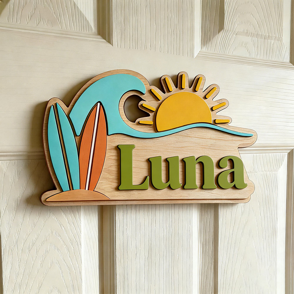 Custom Beach Wave Surfboard Su - Baby Nursery ulasan dan harga